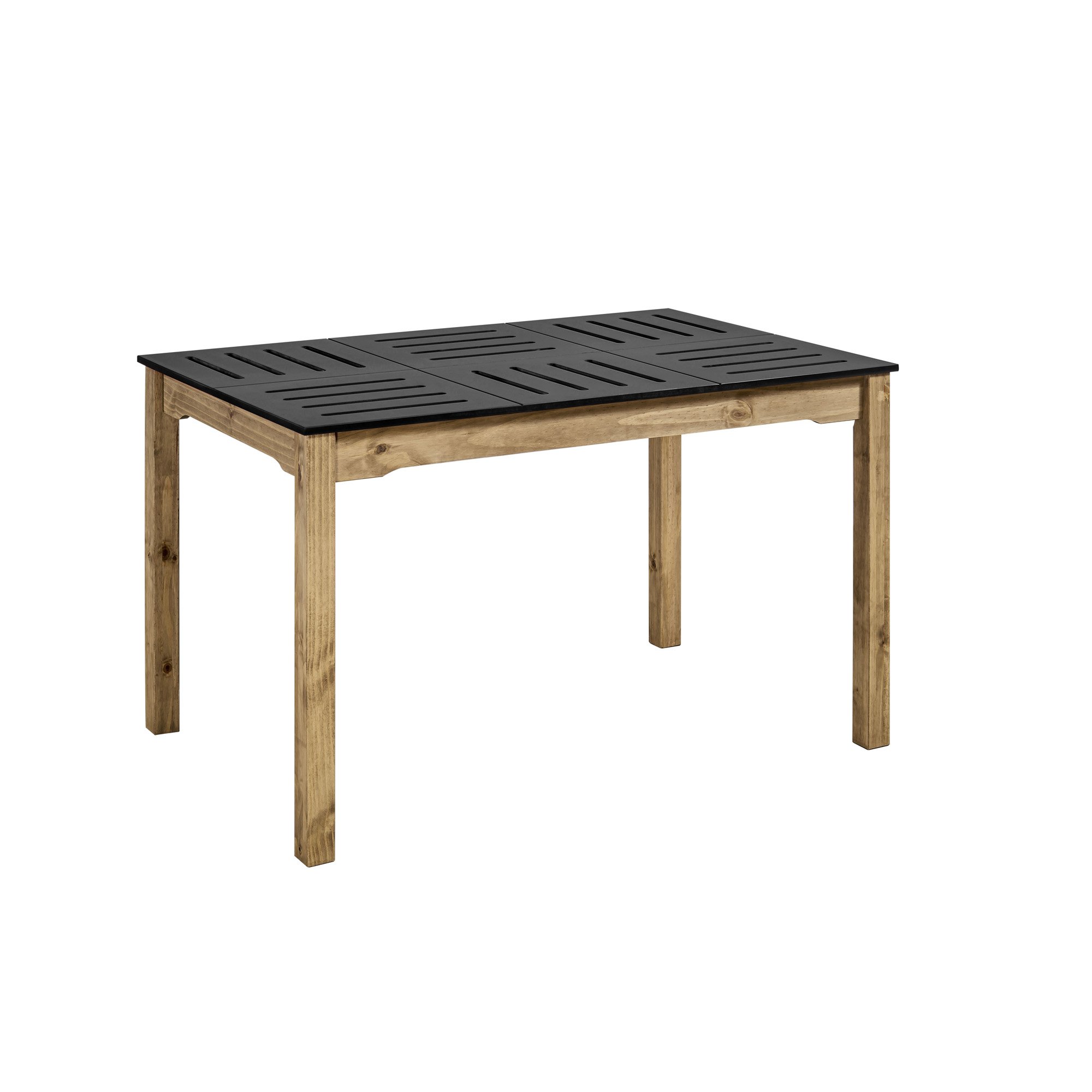 Manhattan Comfort Stillwell Dining Table - Modern Black Wooden Dining Table for Kitchen & Dining Room | Perfect for Family Gatherings & Dinner Parties