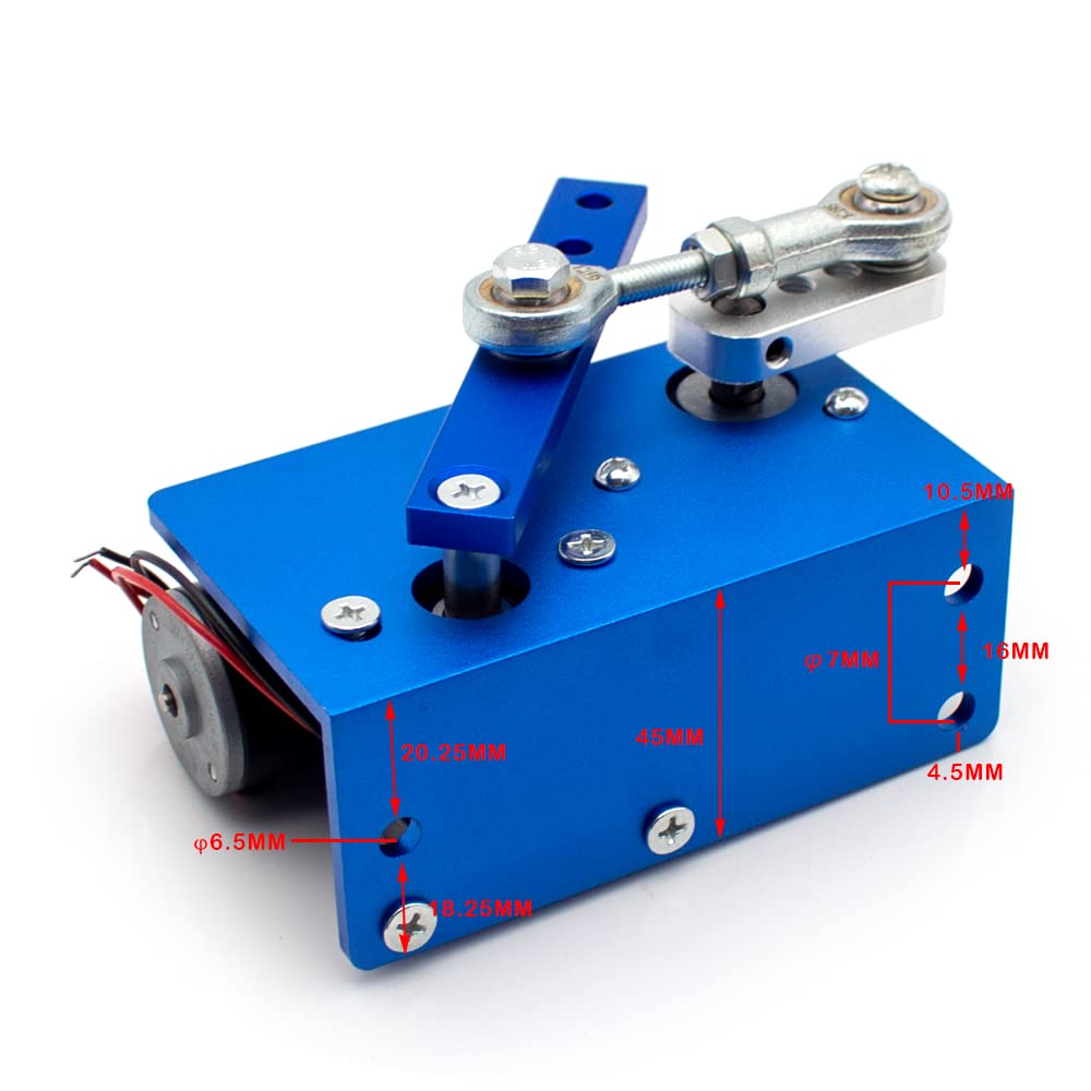 High Torque DIY Reciprocating Swing Motor - 35/60/90 Degree Adjustable Linear Motion Mechanism (470RPM) for Automatic Swinging Machines | Perfect for Industrial Automation, Robotics, and DIY Mechanical Projects
