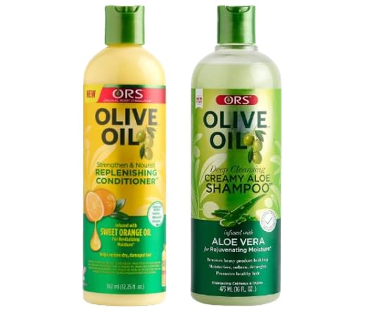 ORS Olive Oil & Aloe Vera Deep Cleansing Shampoo and Conditioner Set - Strengthening, Nourishing & Moisturizing Hair Care for Dry, Damaged Hair - Perfect for Daily Use & Salon-Quality Results at Home