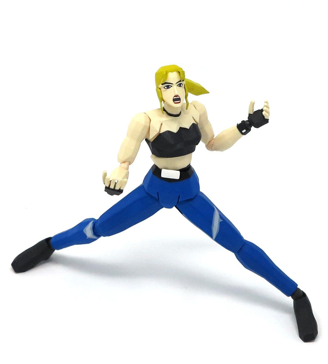 Figma Sarah Bryant 2P Color Ver. Action Figure - Virtua Fighter Collectible Model for Anime & Gaming Fans | Perfect for Display, Cosplay & Gift Giving