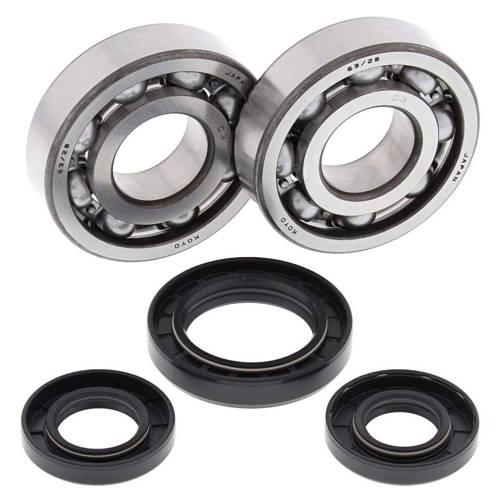 All Balls Crank Bearing and Seal Kit - High Performance Engine Replacement Parts for Motorcycles, ATVs & Dirt Bikes - Perfect for Engine Rebuilds and Maintenance