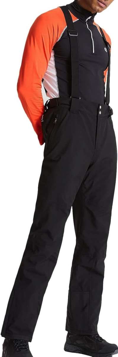 Dare2B Achieve Insulated Bib Pants for Men & Women - Waterproof Snow Pants for Skiing, Snowboarding & Winter Outdoor Activities (2023 Edition)