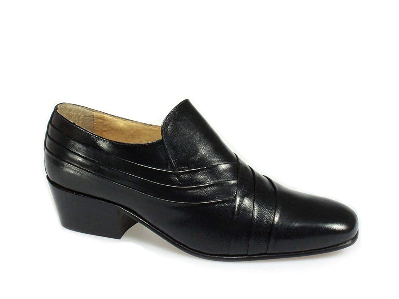 Men's Pleated Vamp Soft Leather Loafers - Comfortable & Stylish Slip-On Shoes for Casual Wear, Office & Travel