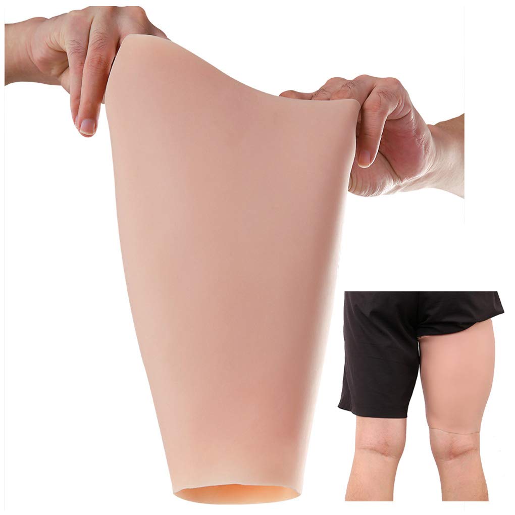 BZDJS Realistic Silicone Thigh Lifters - Waterproof Thigh Enhancer & Shaper for Men & Women - Tattoo & Scar Cover - Perfect for Workouts, Daily Wear & Special Occasions