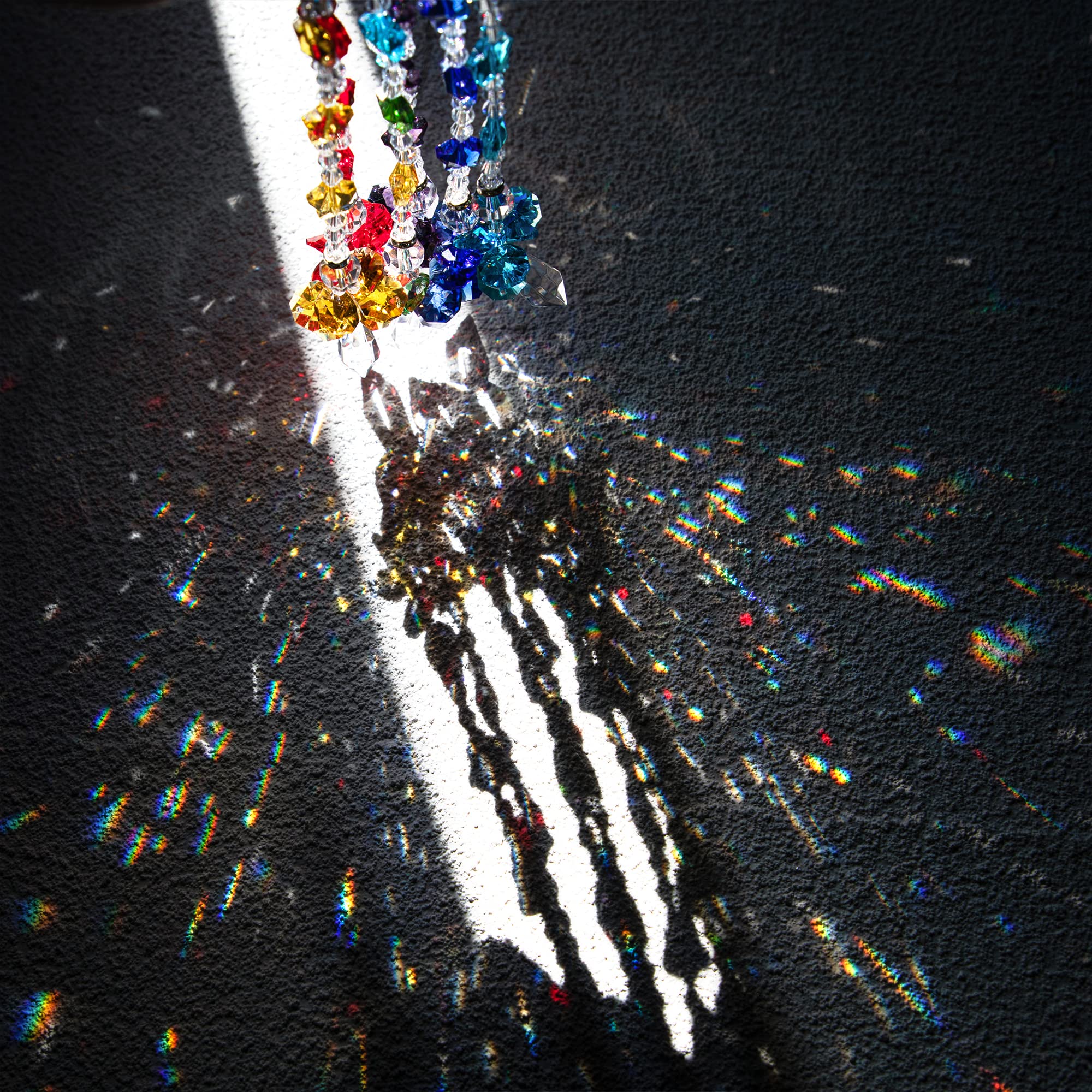 7-Piece Crystal Glass Guardian Angel Rainbow Maker Sun Catcher Set - Handmade Suncatchers for Windows, Gifts & Home Decor - Create Stunning Rainbows in Your Living Room, Bedroom or Garden
