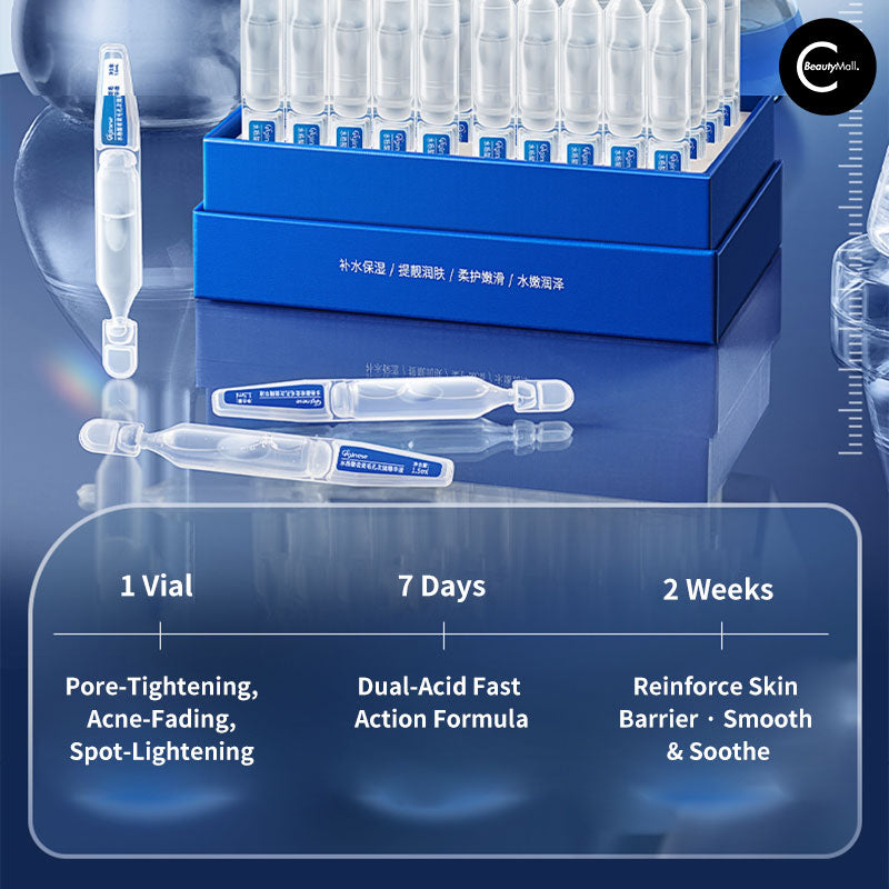 Orginese Salicylic Acid Pore Minimizing Ampoules for Acne Treatment & Skin Refining - Perfect for Oily & Combination Skin Care Routine
