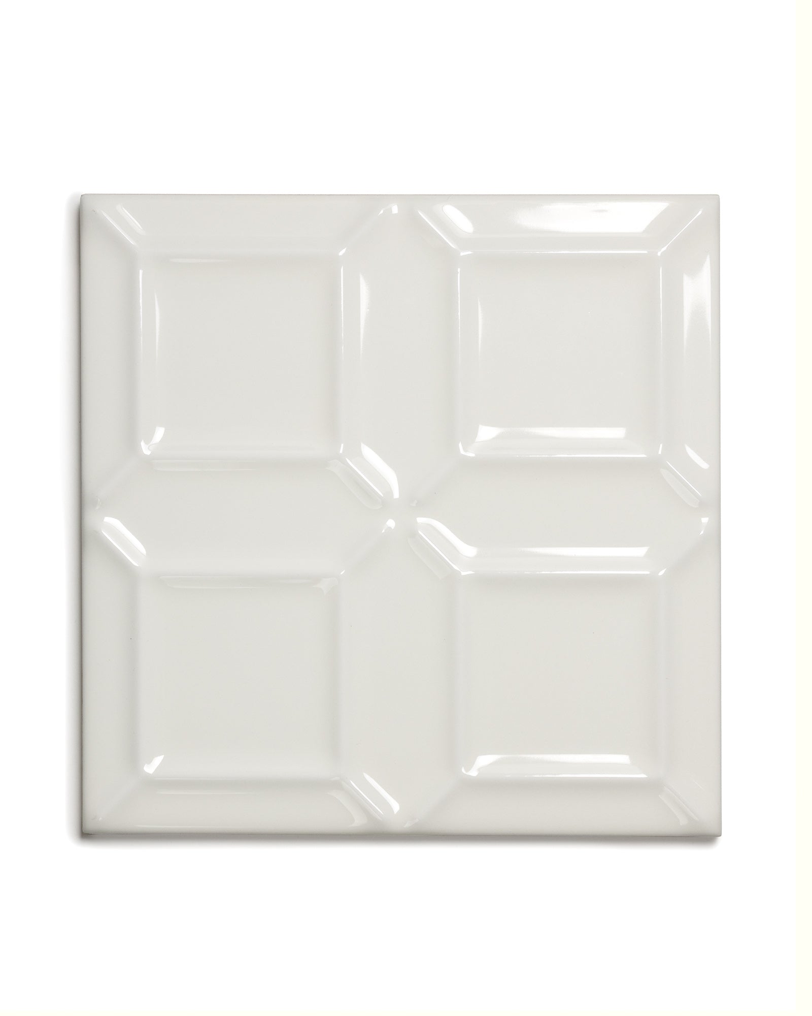 Kakel Victoria Special 15 x 15 cm Ivory White Ceramic Tile - Perfect for Kitchen Backsplash, Bathroom Walls & Flooring