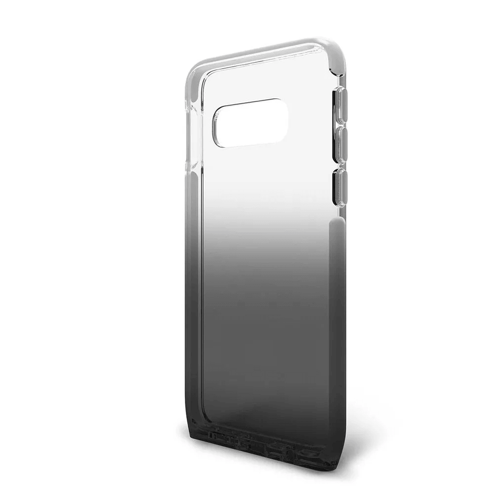 BodyGuardz Harmony Clear/Smoke Protective Case for Samsung Galaxy S10e - Slim Fit, Scratch Resistant, Military Grade Drop Protection - Perfect for Work, Travel & Everyday Use