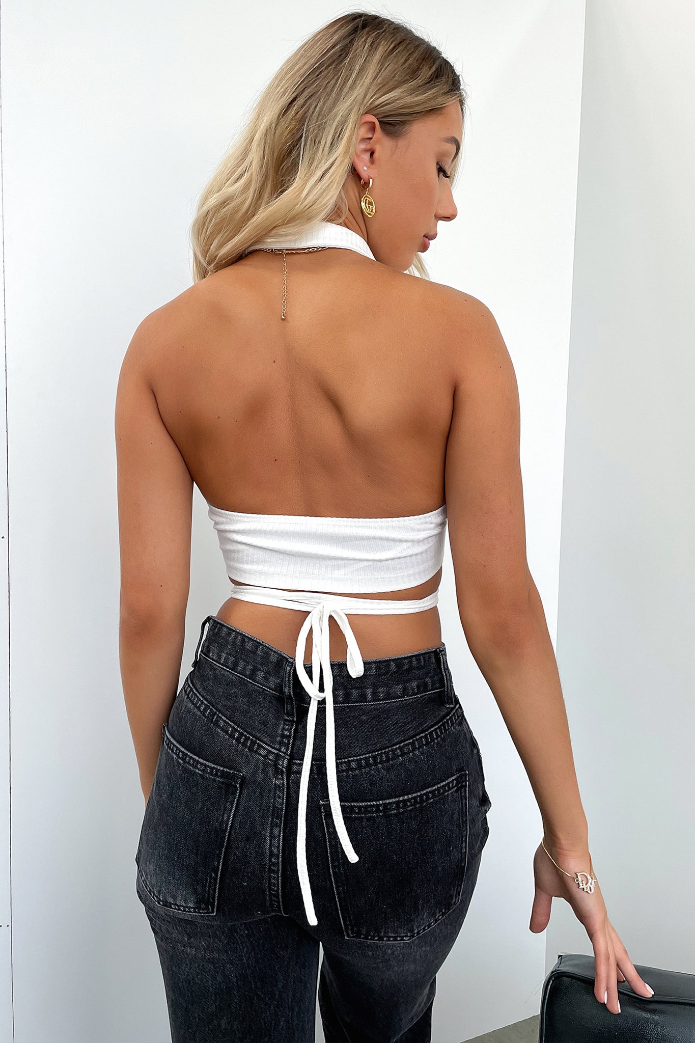 Inx Crop White T-Shirt for Women - Soft Cotton Casual Tee - Perfect for Everyday Wear, Gym, and Outings