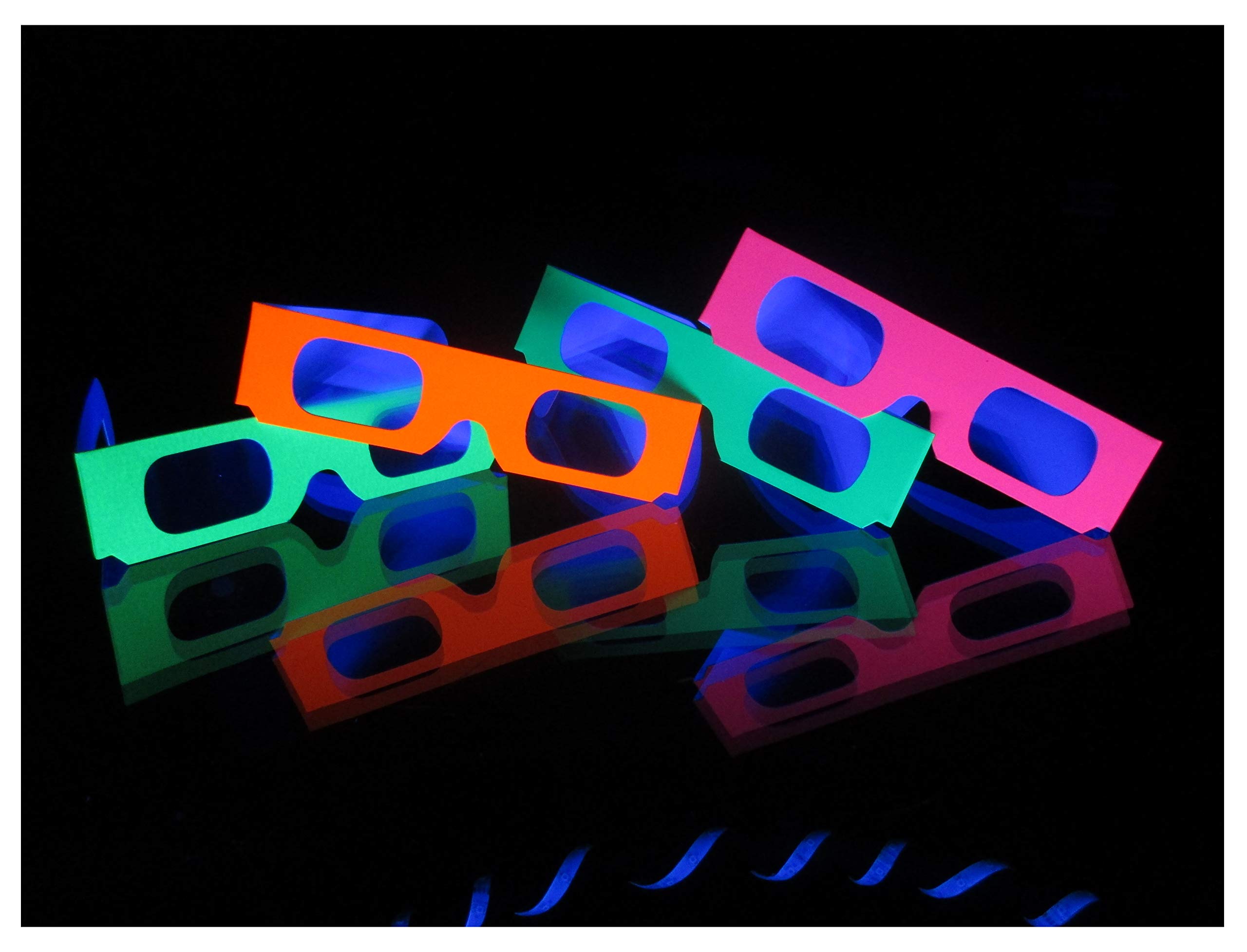 200 Pair Fireworks Glasses for Laser Shows, Raves & Holiday Lights - Enhance Light Displays at Parties, Concerts & Festivals