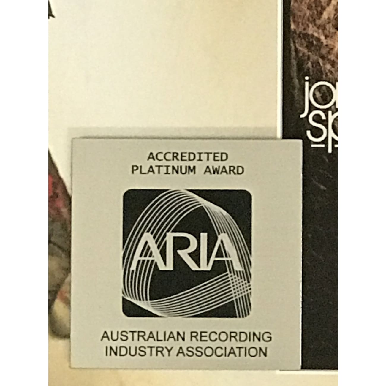 Jordin Sparks ARIA Multi Platinum Combo Award - Australian Music Achievement Trophy for Display & Collection - Perfect for Awards Ceremonies, Fan Memorabilia, and Music Collectors