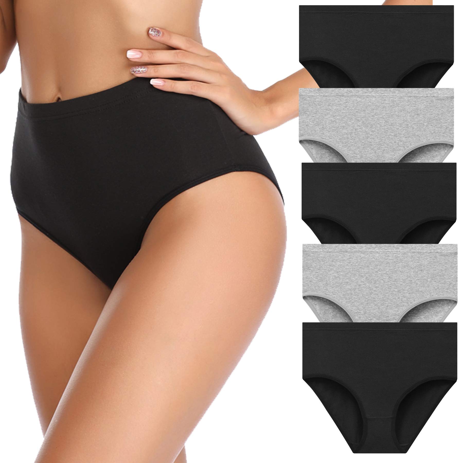 Women's Cotton Underwear - Soft, Stretchy & Comfy Hipster Panties for Ladies - Regular & Plus Size - Perfect for Everyday Wear, Lounge & Sleep