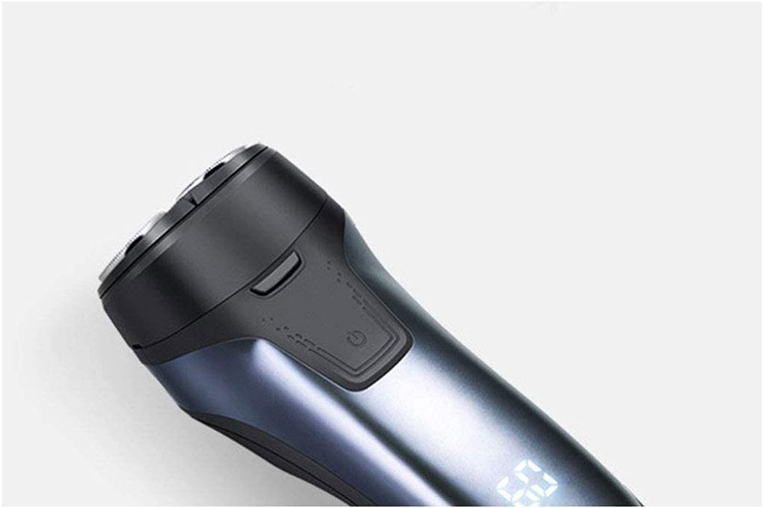 Rechargeable Electric Razor for Men - 100% Waterproof Wet & Dry Rotary Shaver with Pop-Up Trimmer & LED Display - Perfect for Travel, Gym & Daily Shaving