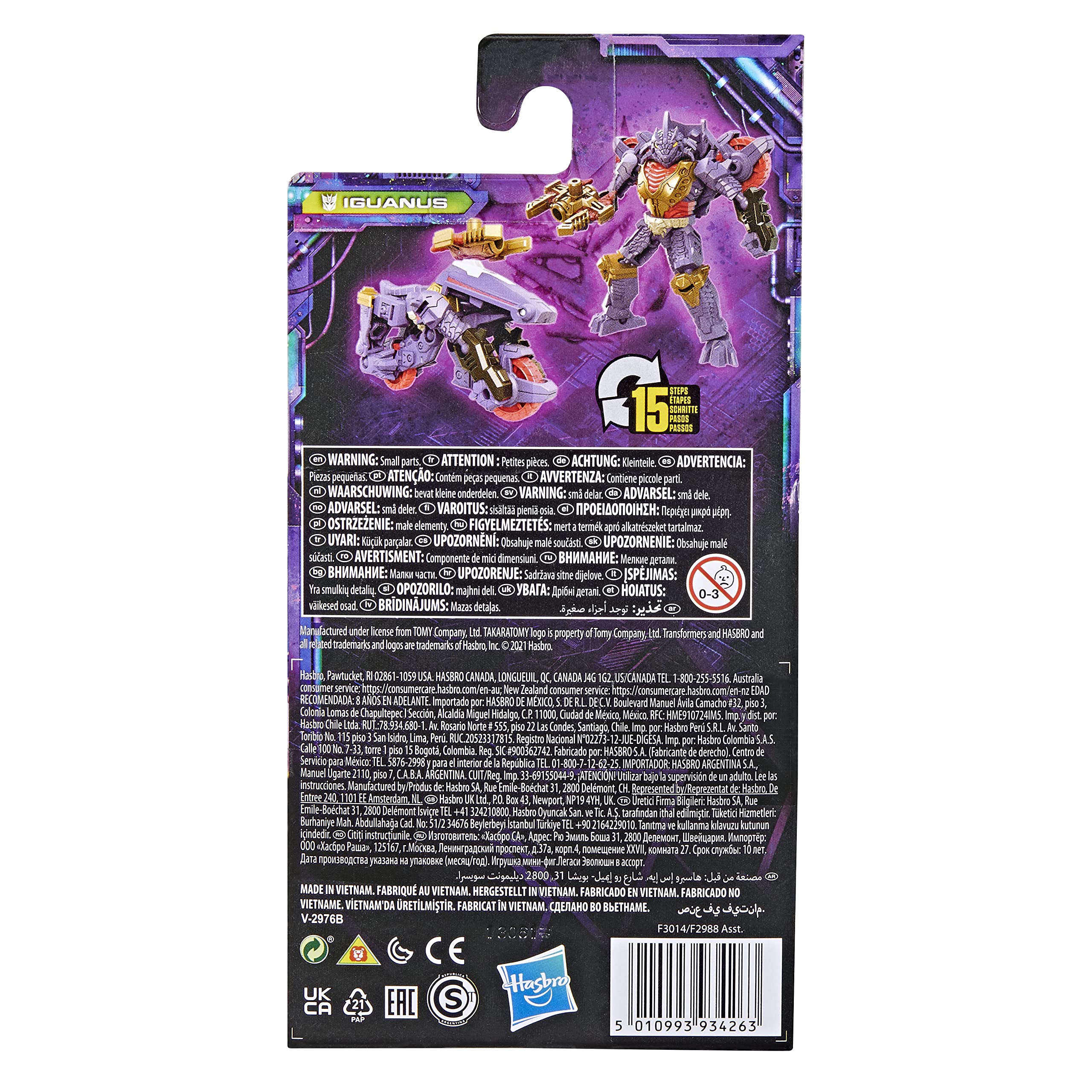 Transformers Generations Legacy Core Iguanus Action Figure - 3.5