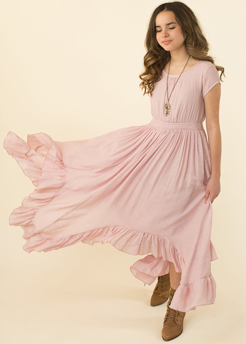 Briley Lilac Floral Dress for Women - Elegant Summer Casual Wear for Parties, Dates & Office