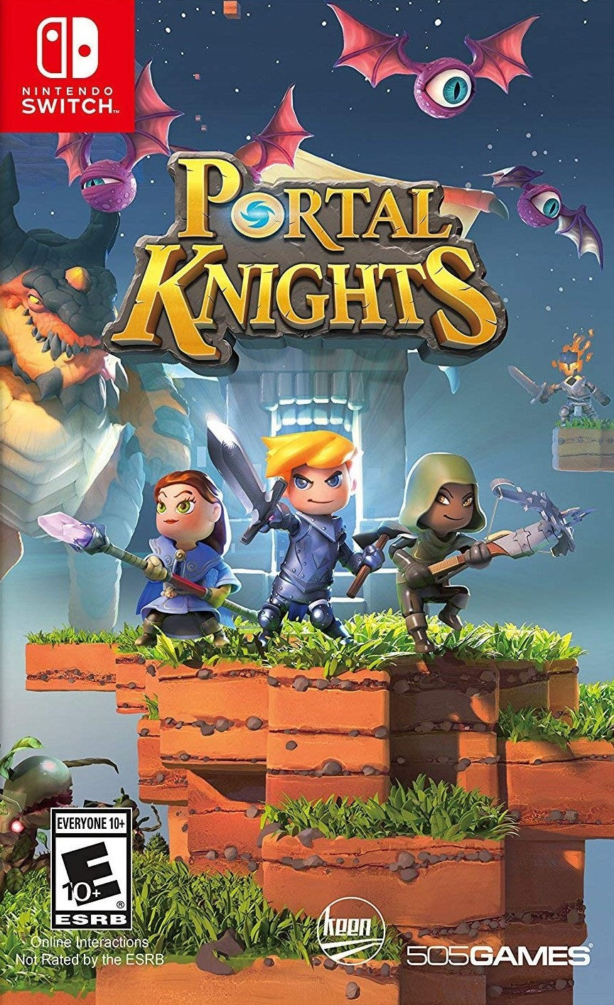 Used Portal Knights Nintendo Switch Video Game - Adventure RPG for Kids & Adults | Perfect for Travel & Family Game Nights