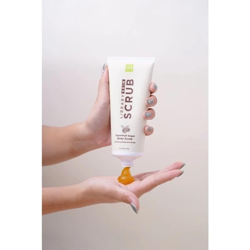 Exfoliating Walnut Body Wash & Superfood Sugar Scrub - 250ml Each - Natural Skin Care for Smooth & Glowing Skin - Perfect for Daily Shower & Spa Day