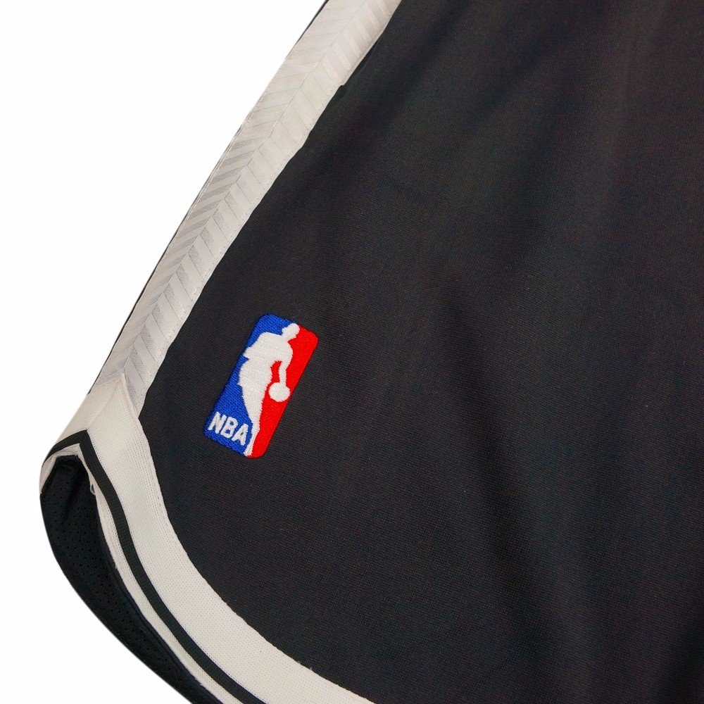 adidas Brooklyn Nets NBA Black Authentic On-Court Climacool Team Game Shorts for Men - Breathable Basketball Shorts for Training & Games - Perfect for NBA Fans & Streetwear