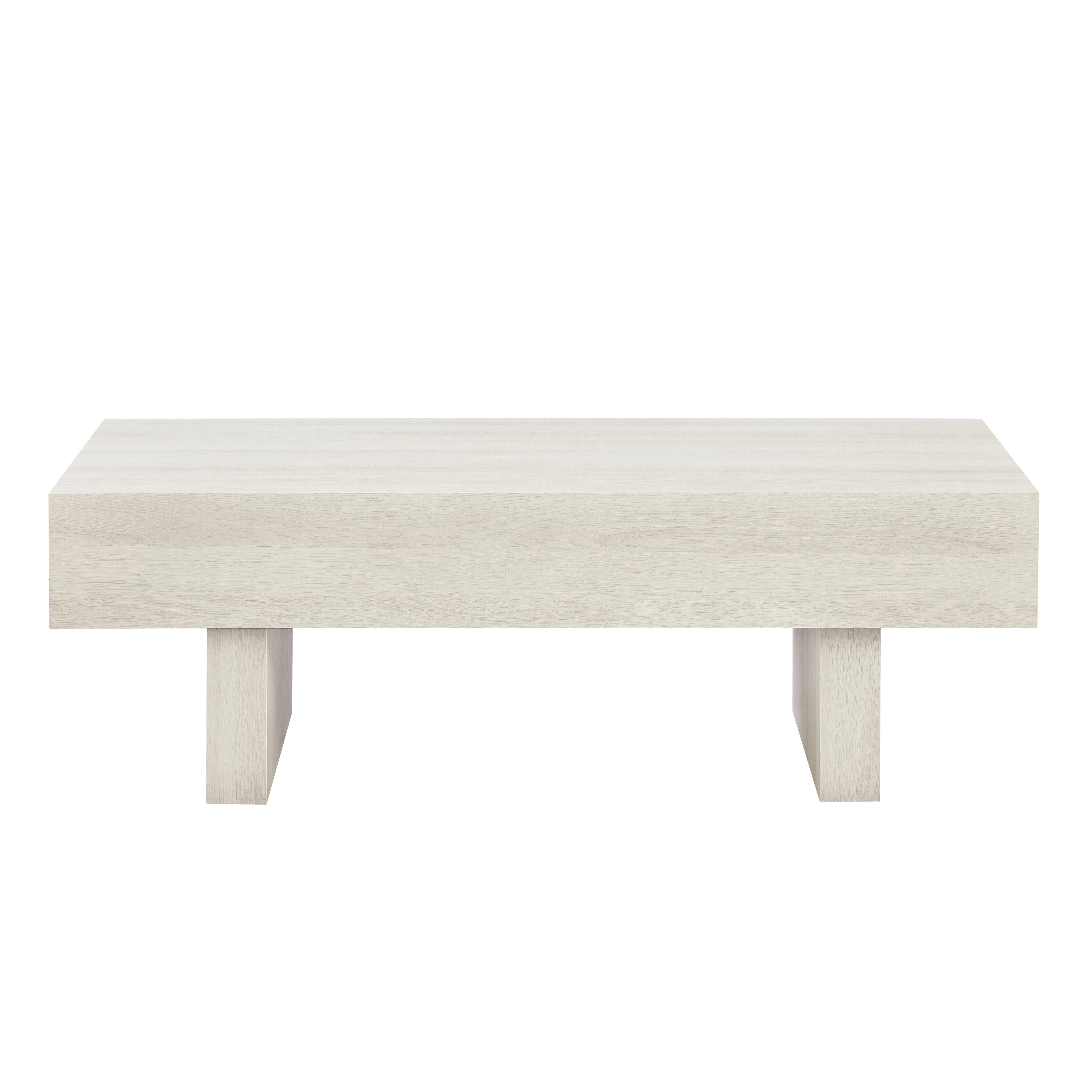 Modern Round Coffee Table - Athens Contemporary Accent Table for Living Room, Sofa & Lounge - Solid Wood Mid-Century Design for Home Decor