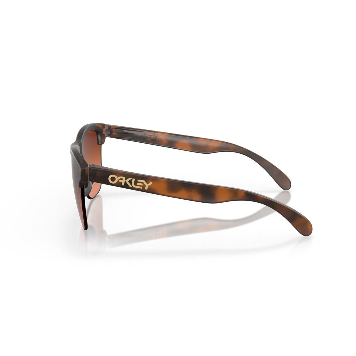 Oakley Frogskins Lite Matte Brown Tortoise/Prizm Brown Gradient Sunglasses 0OO9374 937450 - Stylish UV Protection for Outdoor Sports & Casual Wear