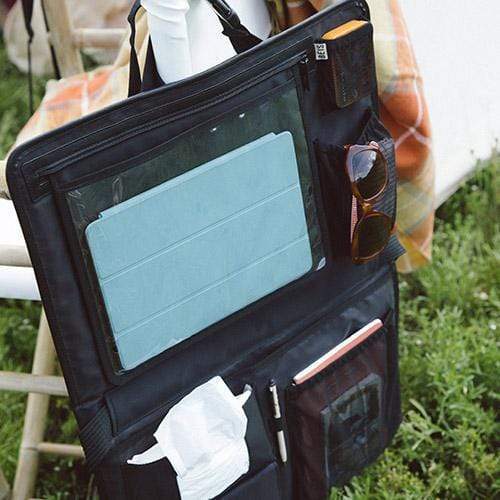 Black Car Caddy Organizer - Premium Car Seat Gap Storage for Phones, Keys & Essentials - Perfect for Sedans, SUVs & Trucks