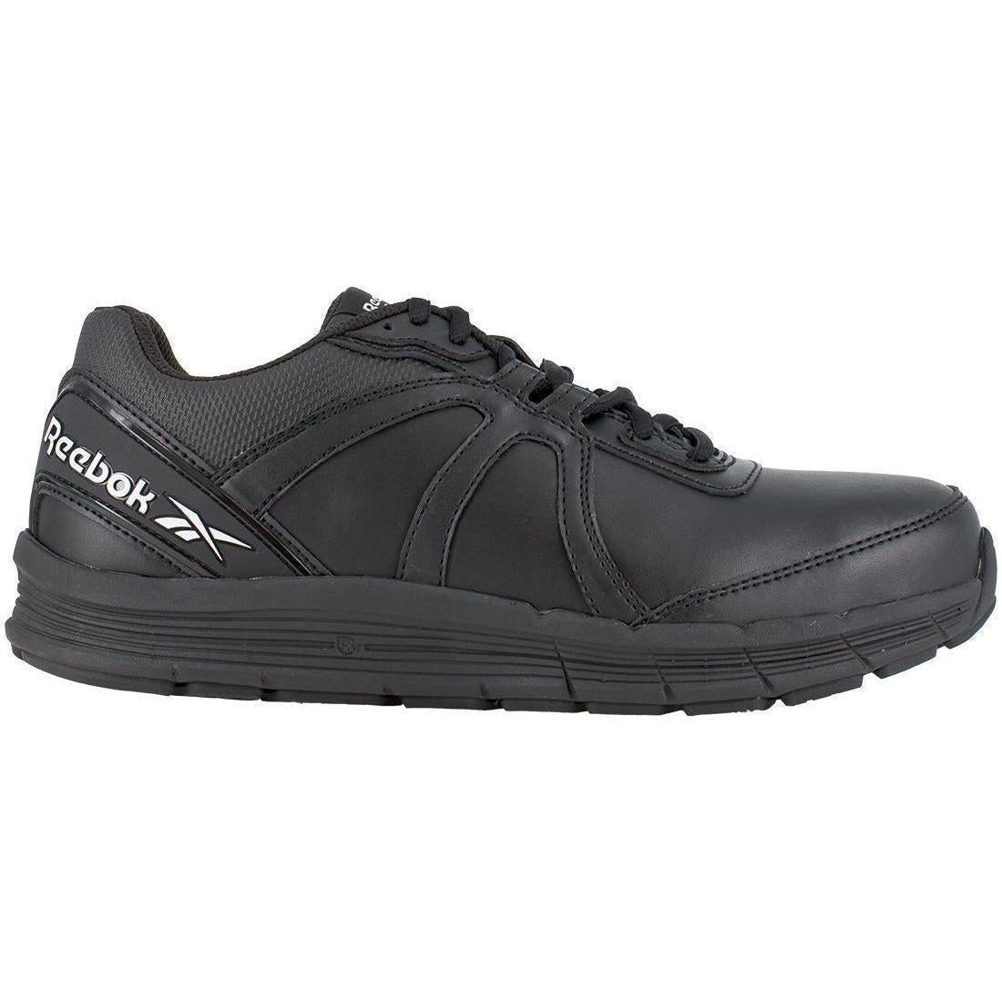 Men's Black Steel Toe Athletic Work Shoes - Lightweight Safety Sneakers for Construction, Warehouse & Outdoor Jobs