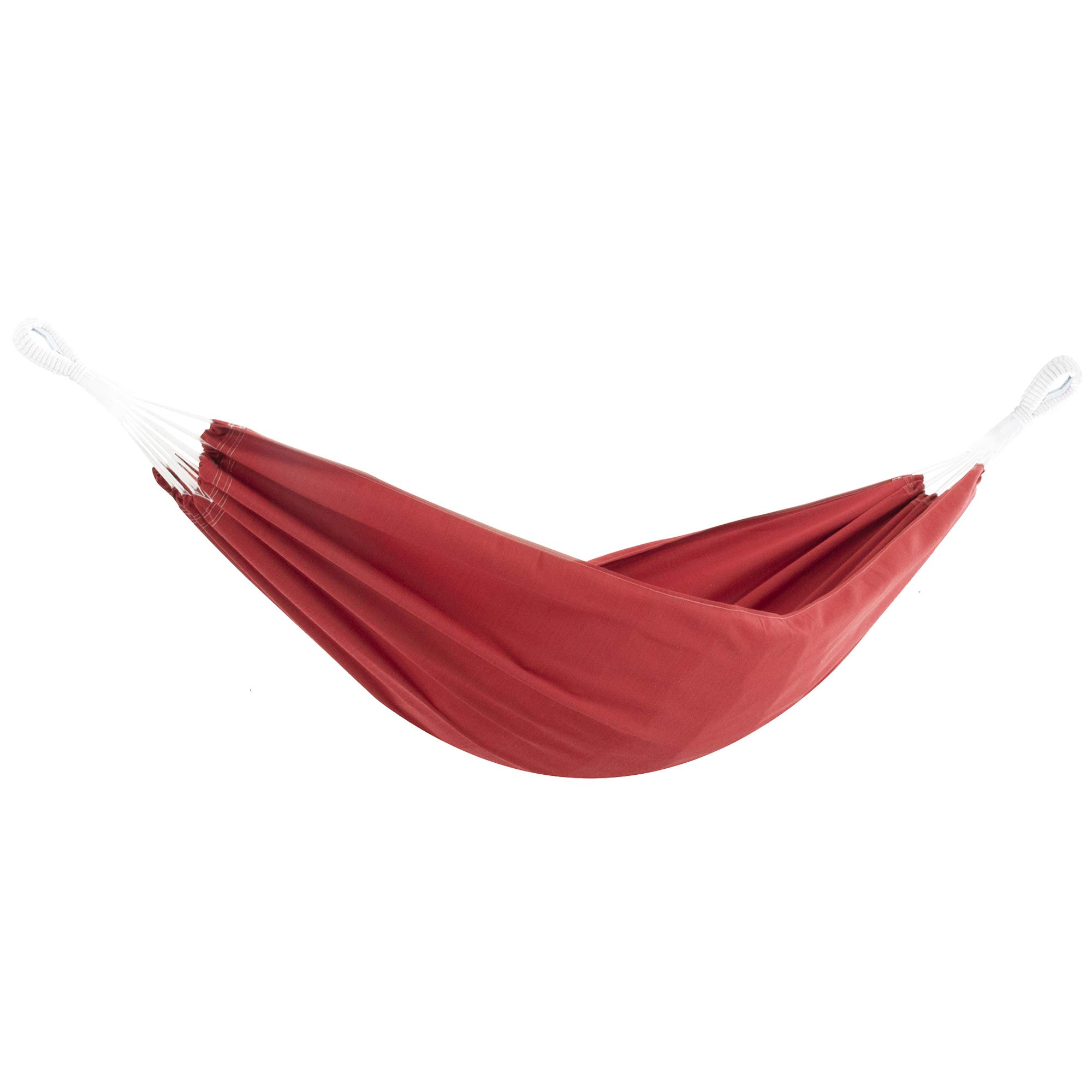 Vivere Double Brazilian Fade and Weather-Resistant Hammock (Crimson) - Perfect for Backyard, Camping, Beach & Outdoor Relaxation