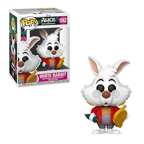 Funko Pop! Alice in Wonderland White Rabbit Vinyl Figure #1062 - Collectible Toy for Disney Fans, Perfect for Display & Gifts