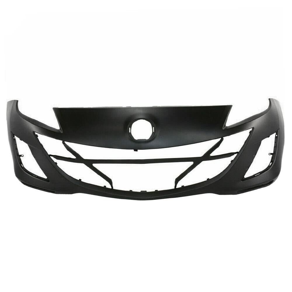 Primed Front Bumper Cover for 2010-2011 Mazda 3 2.0L | OEM Fit MA1000223 BCW850031JBB | Perfect for Replacement & Auto Body Repair