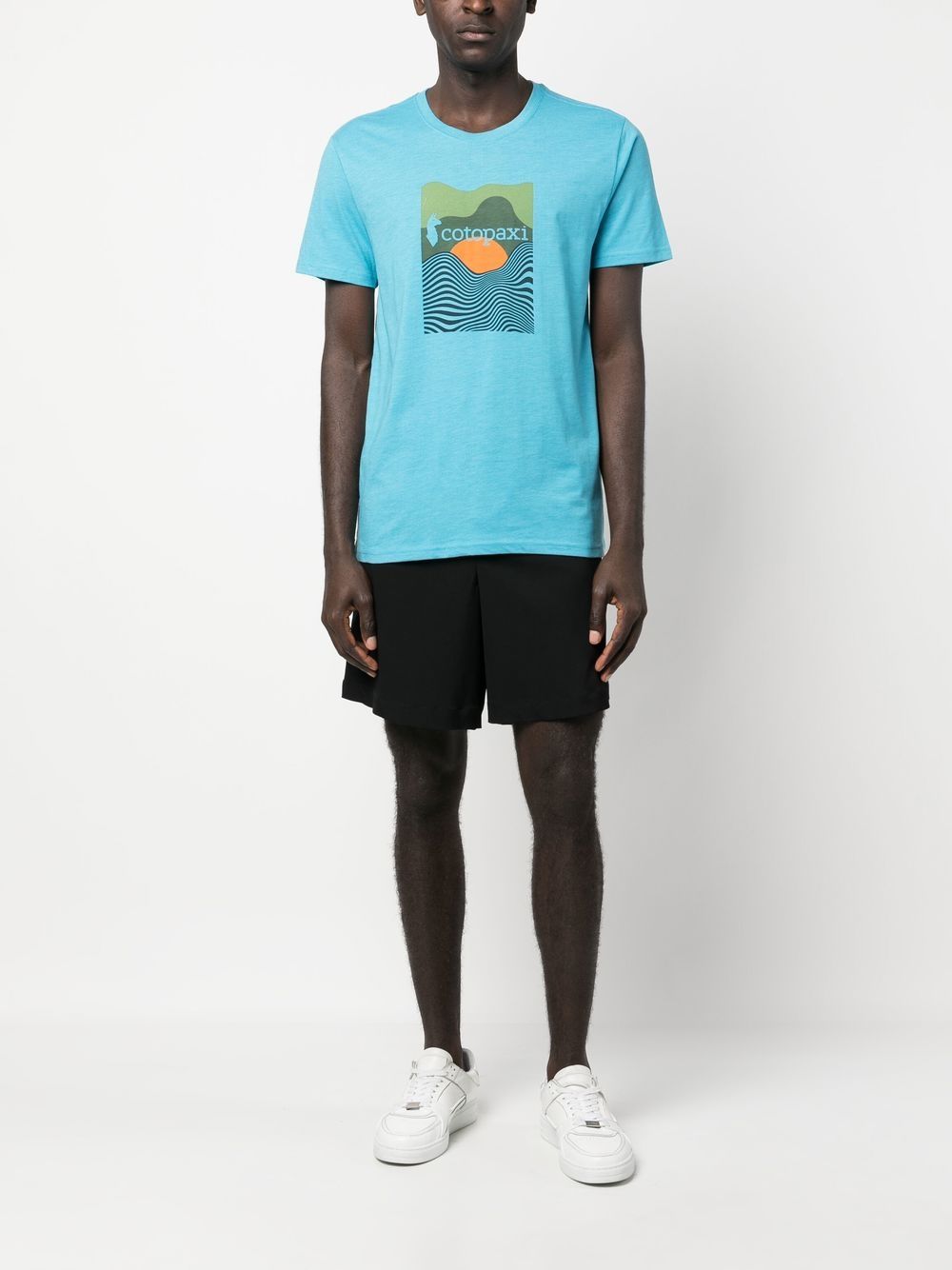 Cotopaxi Men's & Women's T-Shirts & Polo Shirts - Comfortable Casual Wear in Blue for Outdoor Adventures & Everyday Use