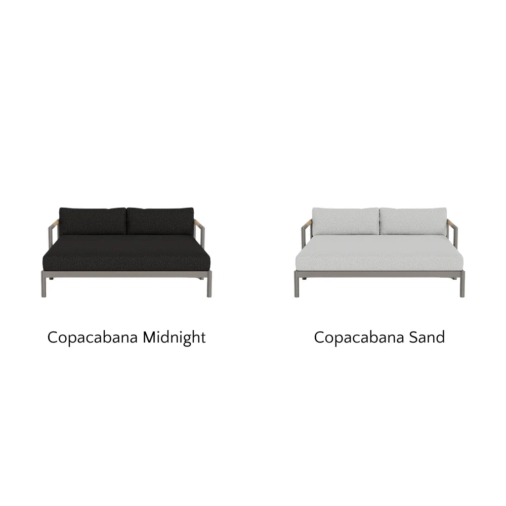 Breeze XL Daybed - Modern Outdoor Patio Lounger with Cushion, Waterproof & UV Resistant - Perfect for Poolside, Garden, or Backyard Relaxation