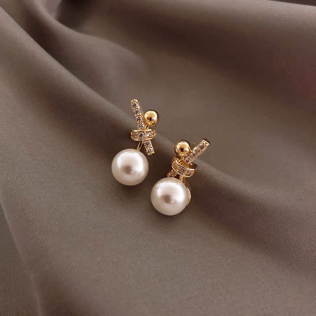 2020 New Korean Simulated Pearl Long Tassel Drop Earrings for Women | Elegant Wedding Jewelry Gift | Perfect for Bridal, Prom & Special Occasions