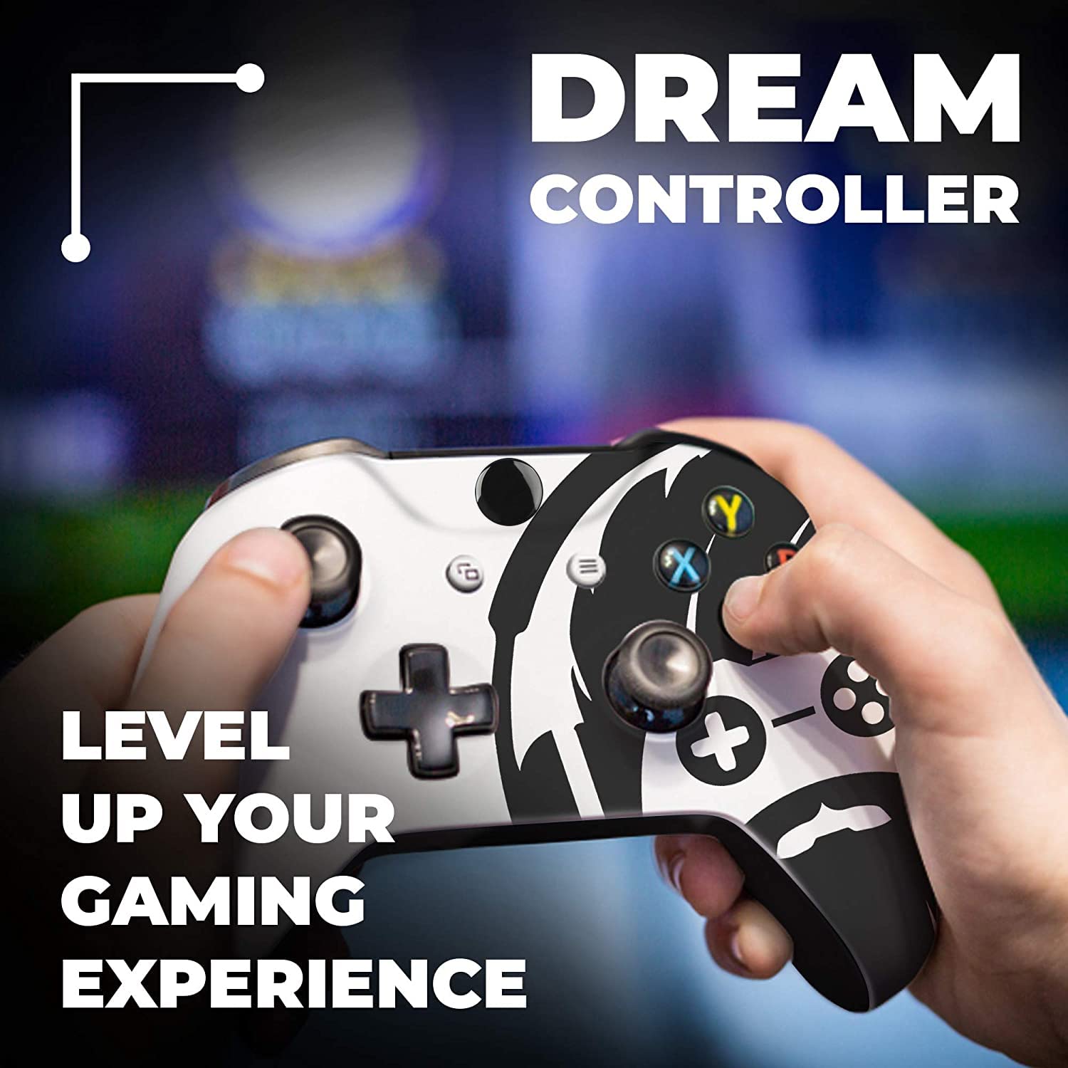 DreamController Ironman Custom Wireless Xbox Controller - Compatible with Xbox One & Xbox Series X/S - Permanently Hydro-Dipped in USA (Not Just a Skin) - Perfect for Gaming, Collecting & Marvel Fans