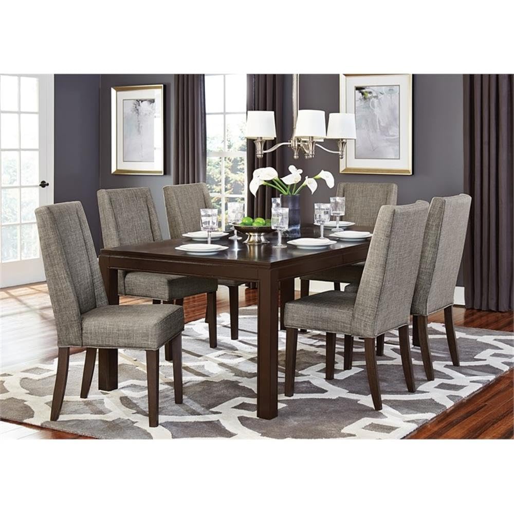 Homelegance Brown Dining Table - Elegant Wooden Table for Family Meals and Dinner Parties