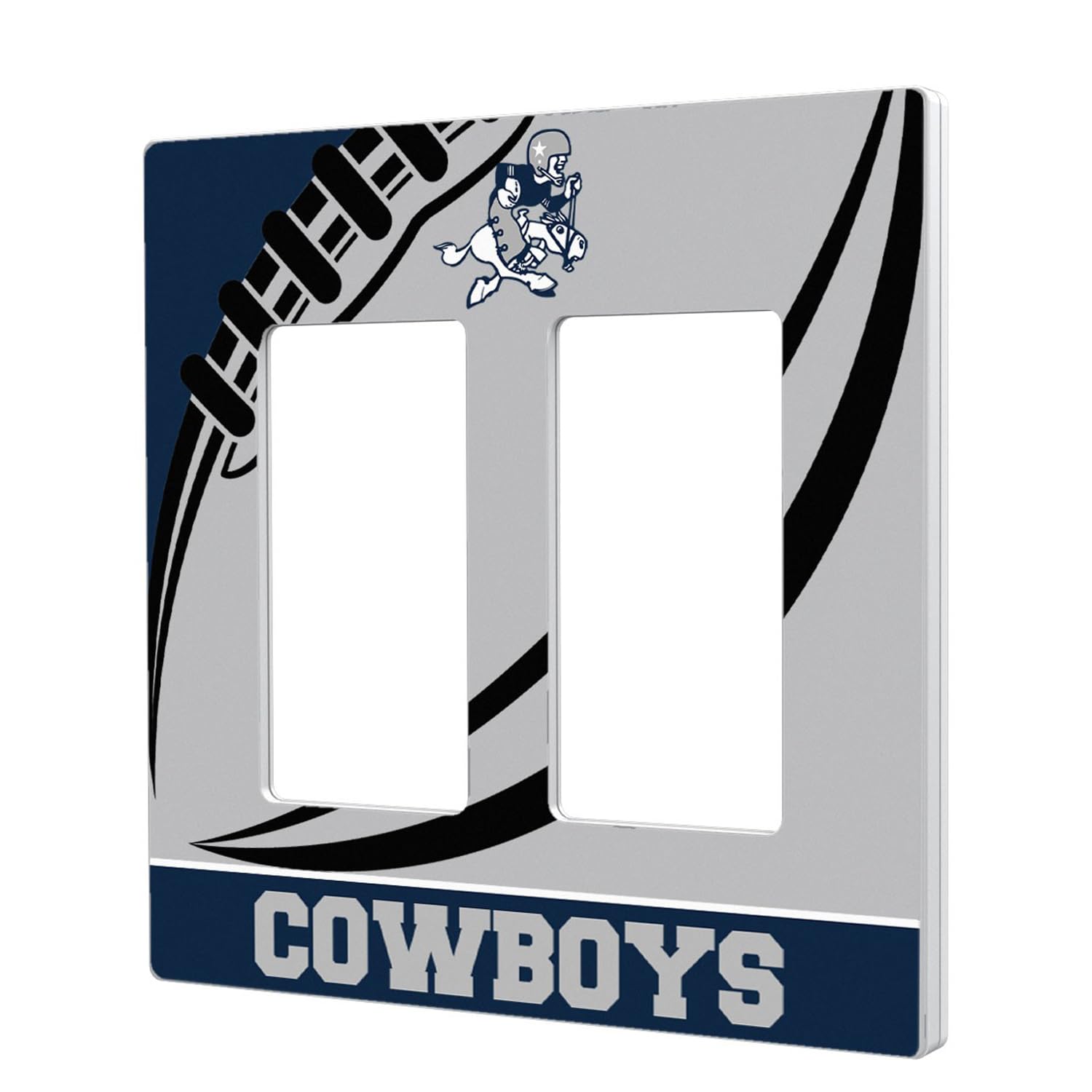Chicago Cardinals NFL Team Double Rocker Light Switch Plate - Vintage Football Decor for Bedroom, Man Cave, or Game Room