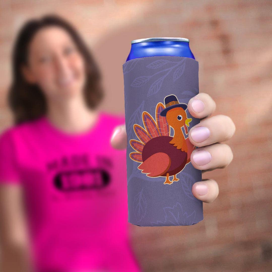 96-Pack Ultra Slim White Can Coolers for Fall Parties, Thanksgiving & Holiday Gatherings - Keep Drinks Cold at BBQs, Picnics & Outdoor Events