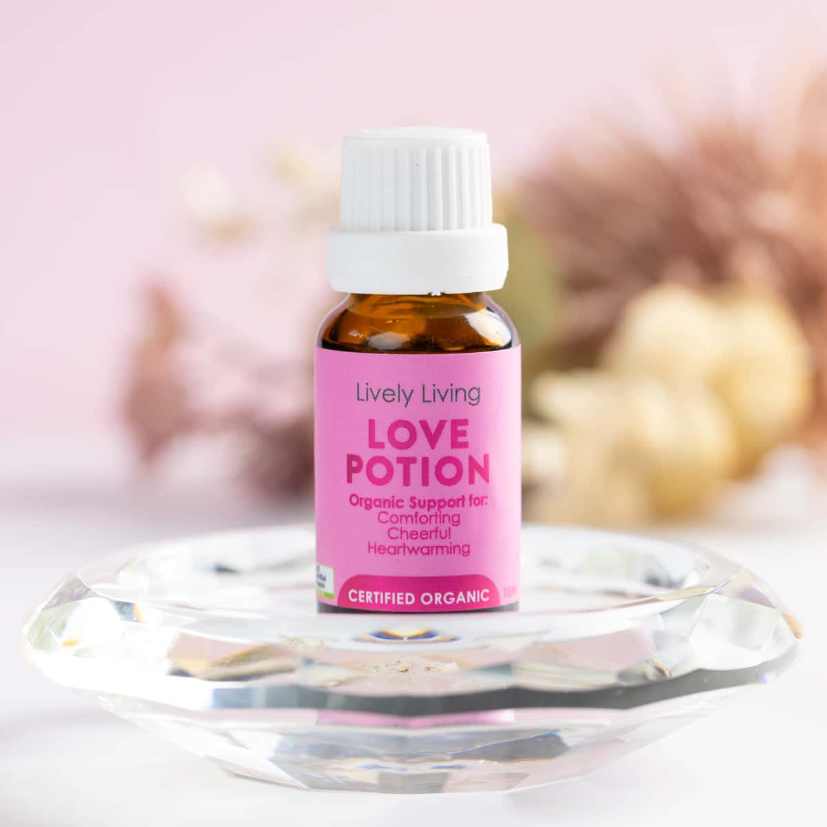 Love Potion Organic Essential Oil 15ml - 100% Pure Aromatherapy Oil for Relaxation, Romance & Stress Relief - Perfect for Diffusers, Massage & Home Spa