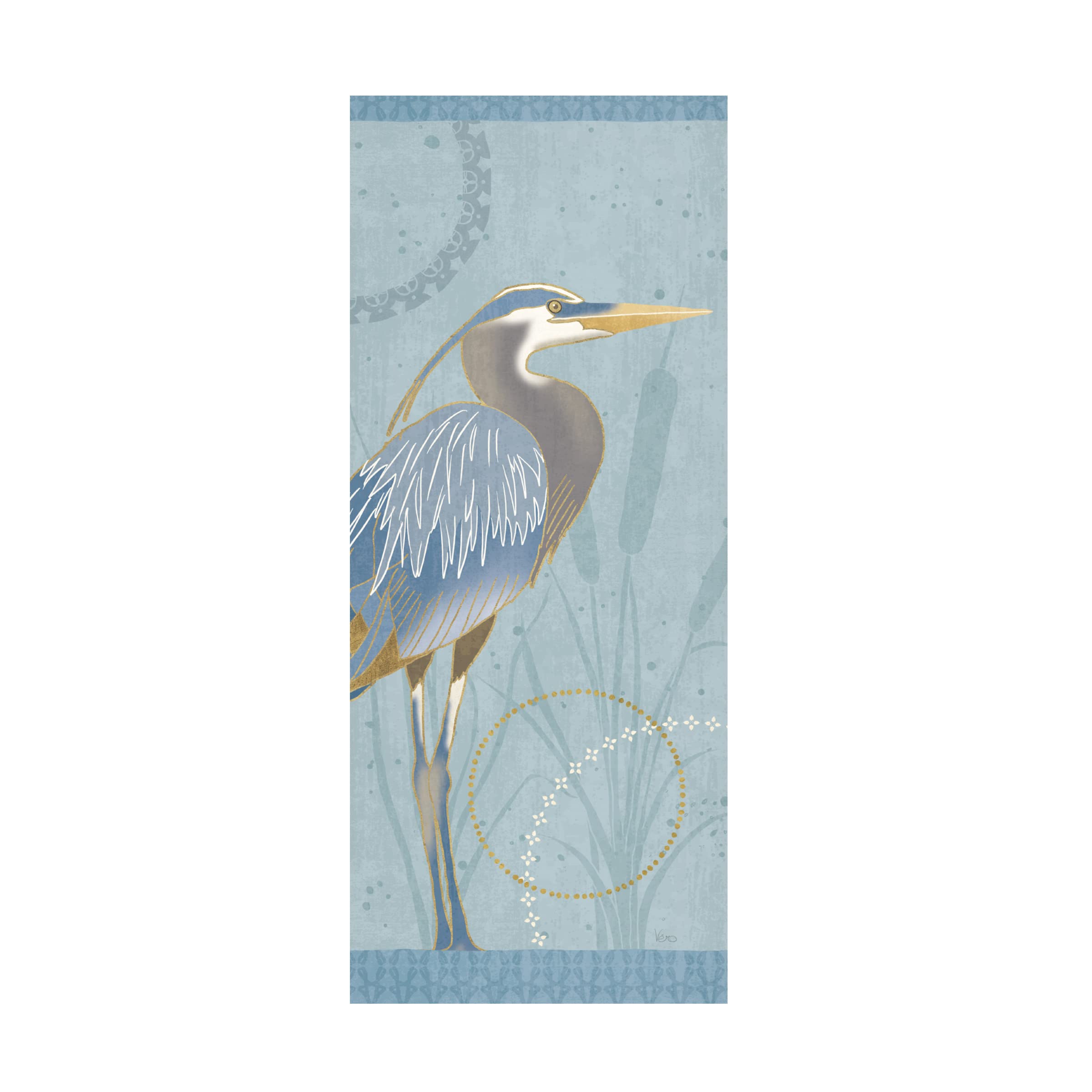 Trademark Fine Art 'By the Shore IV' Canvas Wall Art by Veronique Charron - Coastal Beach Decor for Living Room, Bedroom & Office