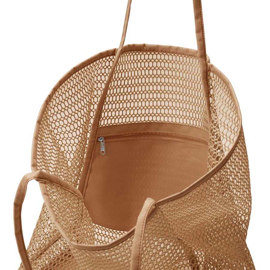 Foldable Beach Bag - Lightweight Travel Laundry Duffle Bag, Washable & Reusable Shopping Tote for Groceries, Gym, Camping & Beach Trips | Perfect for Travel, Picnics & Outdoor Activities