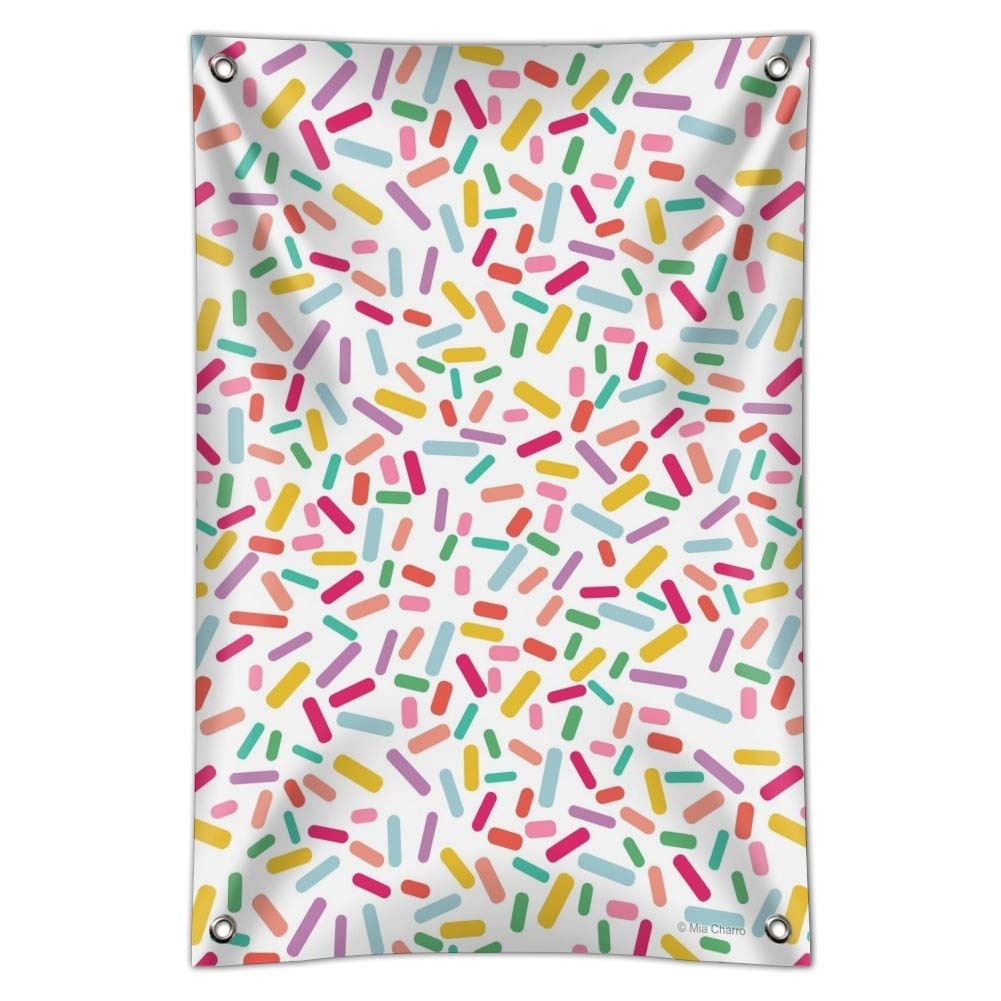 Vibrant Confetti Sprinkles Wall Sign - Perfect for Home, Business & Office Decor - Great for Parties, Events & Workspace Motivation