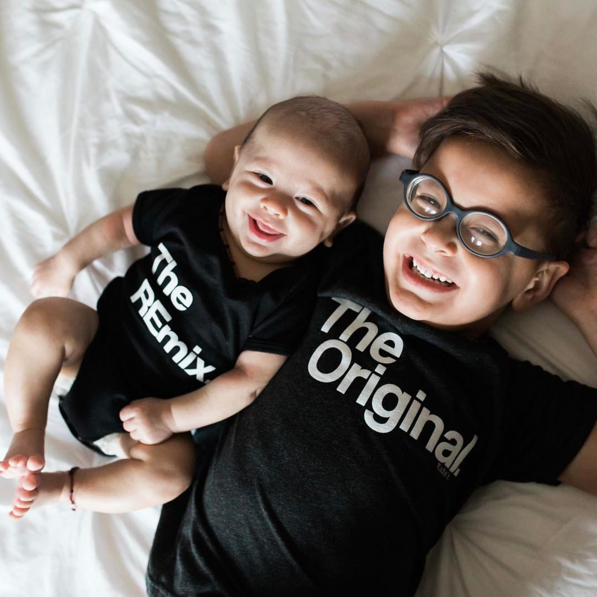 Pregnancy Announcement Shirts for Siblings - Big Brother & Big Sister Reveal T-Shirt Set (5-Pack) - Perfect for Baby & Toddler Gender Reveal Parties and Family Photo Shoots