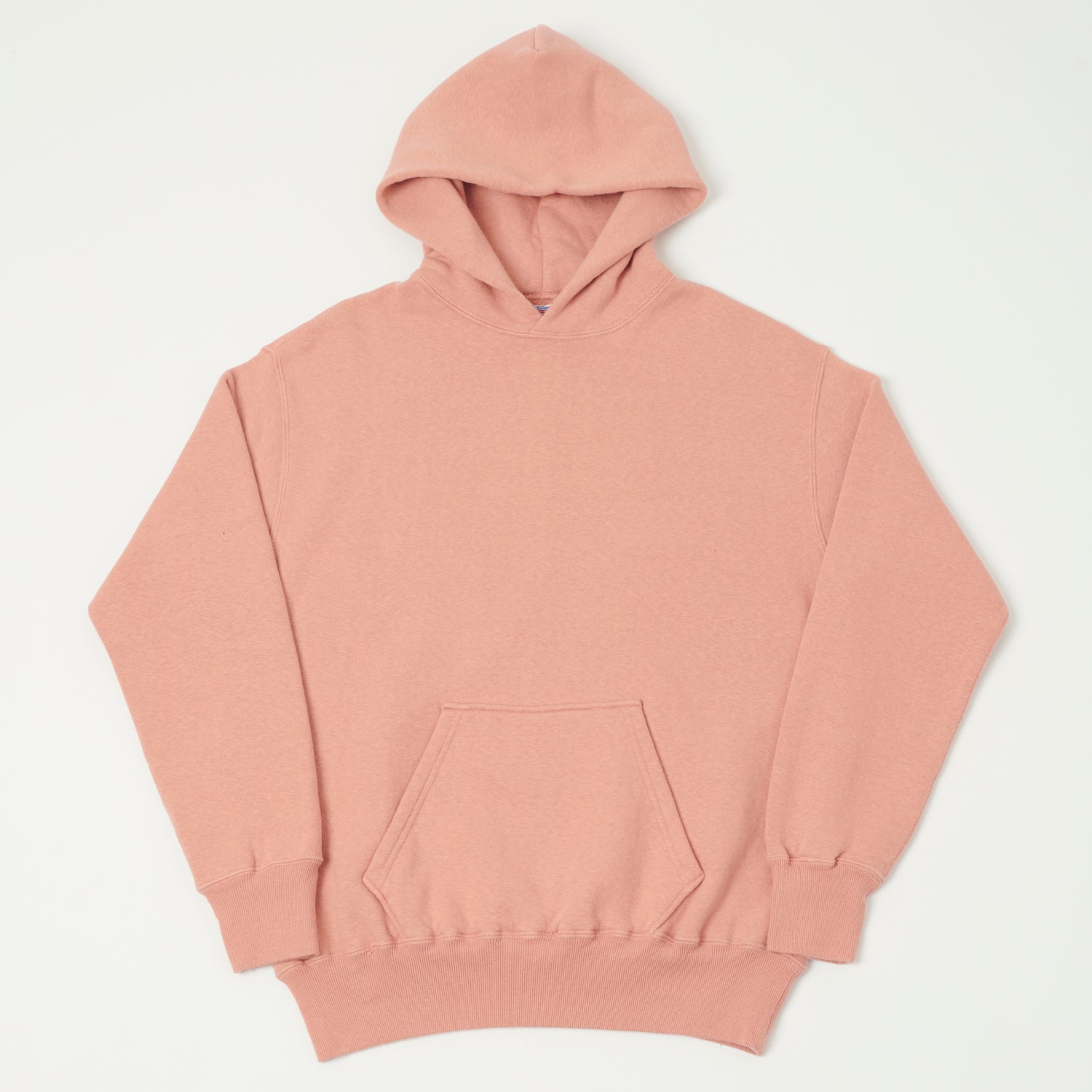Dubbleworks Tsuriami Sweat Hoodie for Men & Women - Soft Fleece Pullover with Kangaroo Pocket, Salmon Pink - Perfect for Casual Wear, Outdoor Activities & Street Fashion