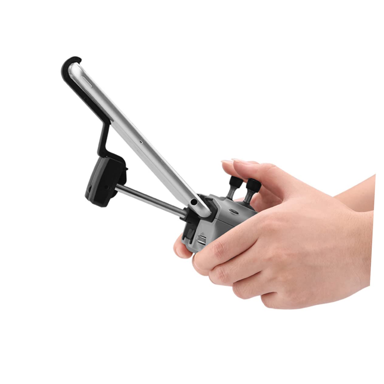 CAXUSD Drone Remote Controller Holder Stand with Tablet Mount Clip - ABS Material for DJI Mavic, Phantom, Inspire - Perfect for Aerial Photography & FPV Flying