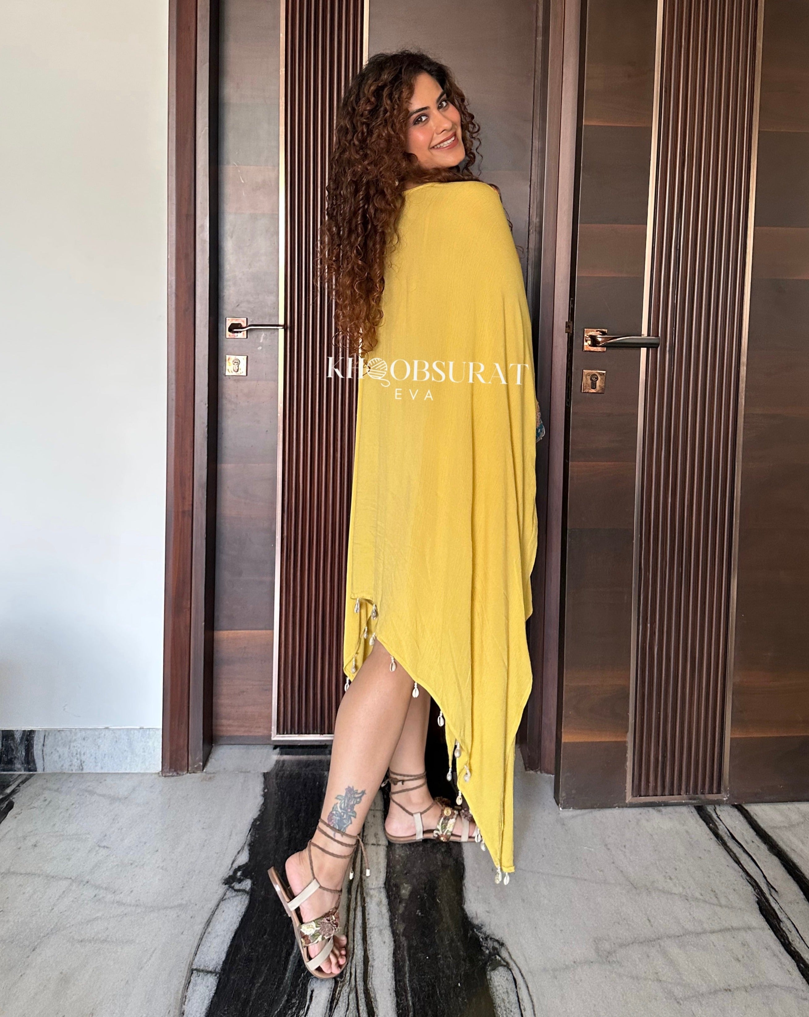 Stylish Yellow Women's Coordinated Outfit Set | Trendy Matching Top & Bottom | Perfect for Casual Wear, Summer Outfits & Street Style Fashion