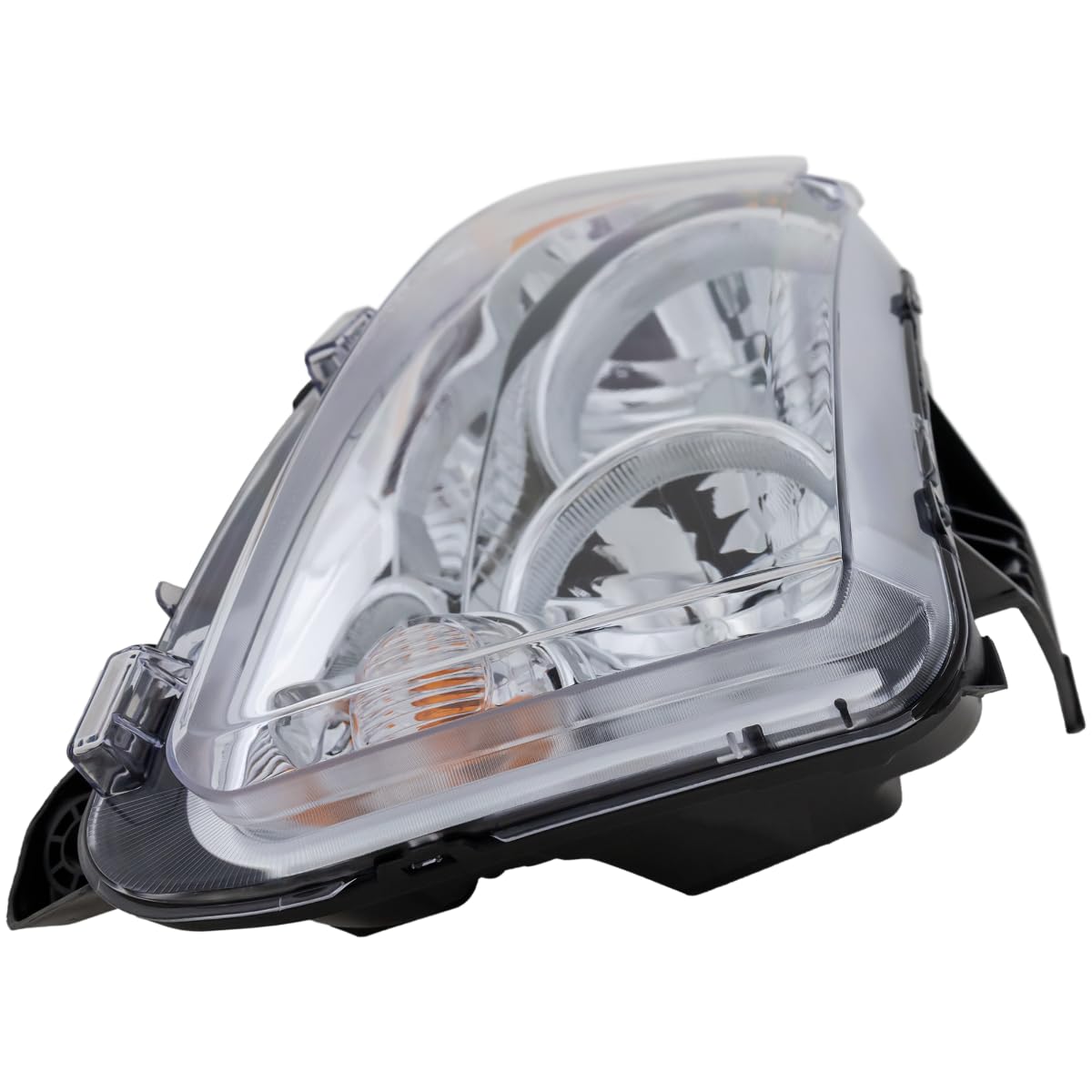 Compatible with Compass 11-13 Head LAMP RH Assembly - Standard Type Code LMB (13-13, Without Black Trim) | Replacement Part for Jeep Compass Headlight | Perfect for Off-Roading & Night Driving