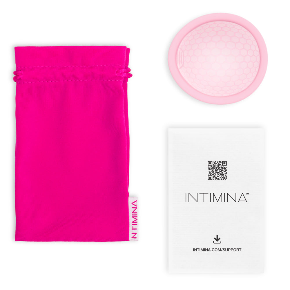 Intimina Ziggy Cup 2 Flat Fit Reusable Menstrual Disc - Size A | Leak-Proof Period Protection for Active Women | Perfect for Yoga, Swimming & Sports