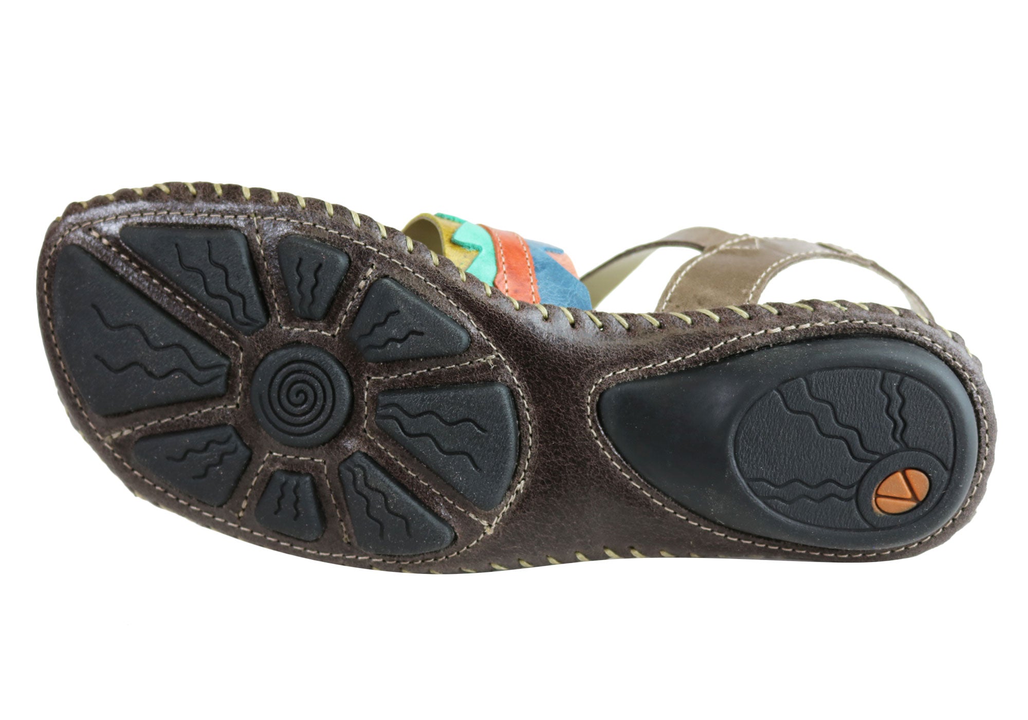 Andacco Kamby Women's Comfortable Leather Flat Sandals - Handmade in Brazil - Perfect for Summer, Beach & Casual Outings