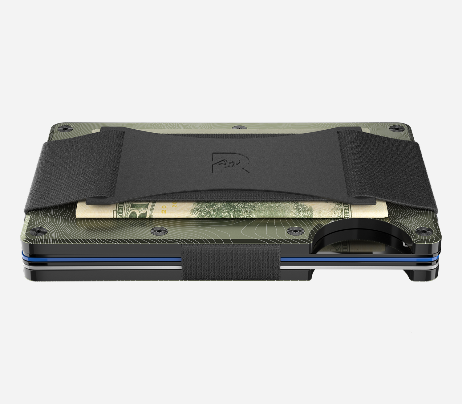 The Ridge Wallet - Minimalist Aluminum RFID Blocking Slim Wallet for Men - Perfect for Everyday Carry, Travel & Outdoor Adventures