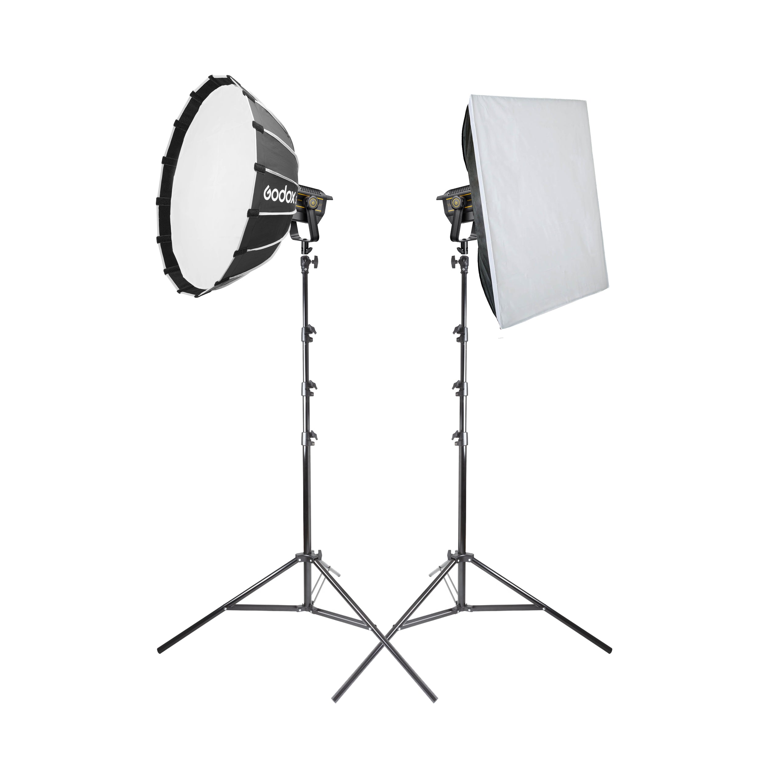 GODOX VL150II 150W LED Continuous Lighting Kit with Twin Softbox - Perfect for Photography, Videography, and YouTube Studio Setup