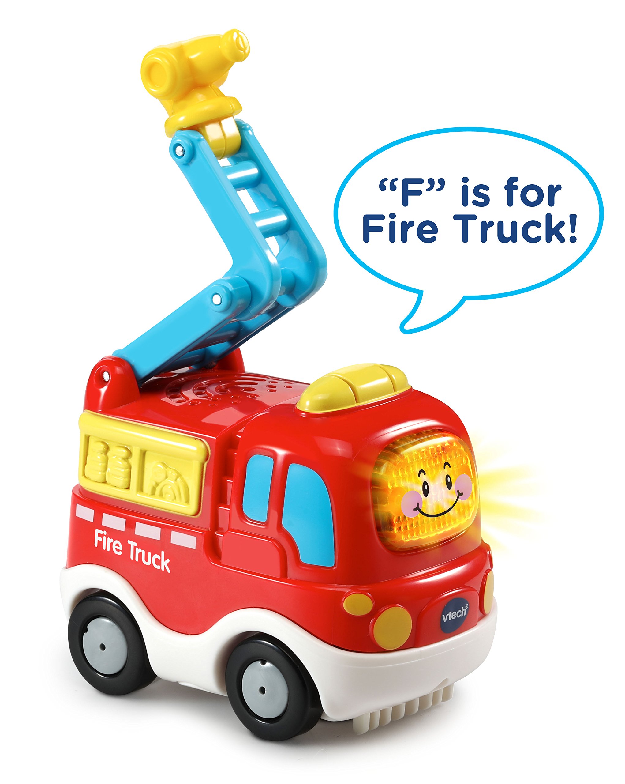 VTech Go! Go! Smart Wheels Save The Day Fire Station Playset - Interactive Learning Toy for Toddlers & Kids Ages 1-5 Years - Educational Fire Truck Toy with Lights & Sounds - Perfect for Pretend Play & Early Childhood Development